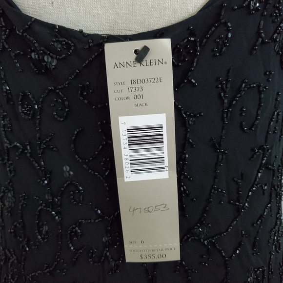NWT Anne Klein sexy beaded dress - Picture 3 of 4